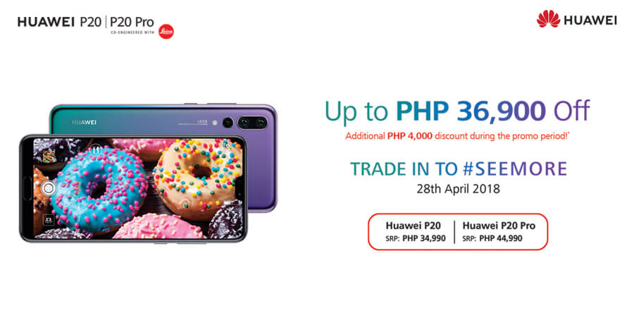 Huawei P20 and P20 Pro trade-in program