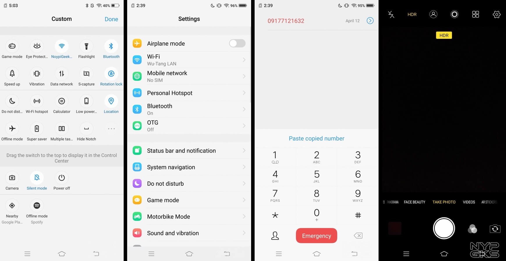 Vivo V9 Android 8.1 Oreo, FunTouchOS 4.0