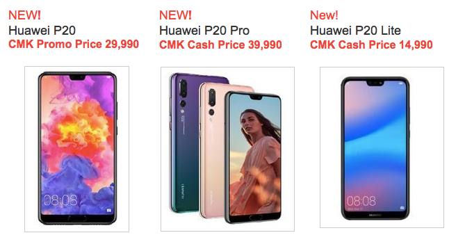 Huawei-P20-series-promo-prices