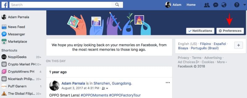 Facebook-On-This-Day-tutorial