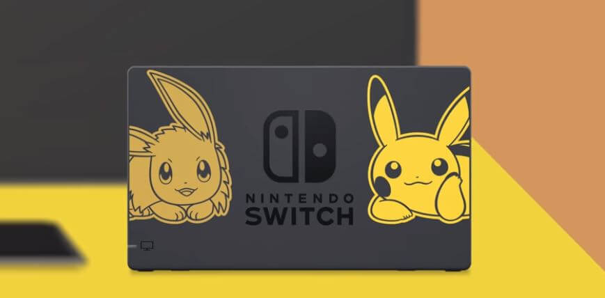 Pikachu and Eevee Nintendo Switch