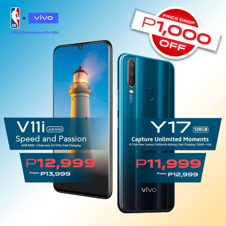 Vivo-V11i-Y17-price-drop-philippines