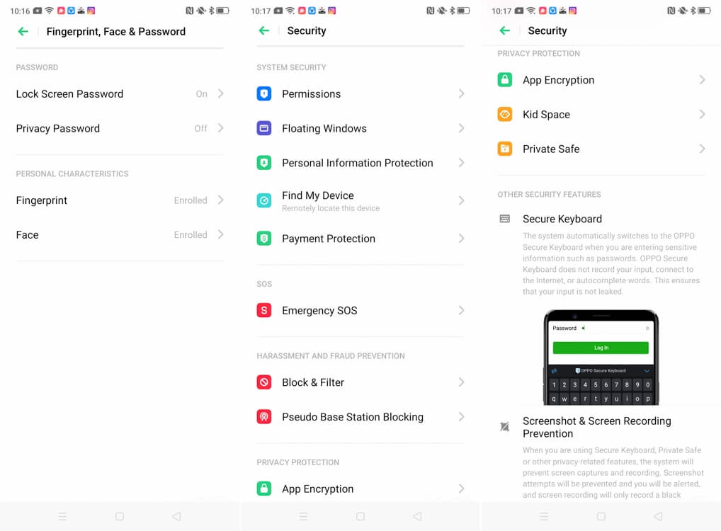OPPO-Reno-2-Security