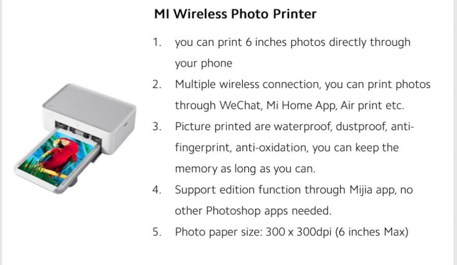 Xiaomi-Mi-Wireless-Photo-Printer-Philippines