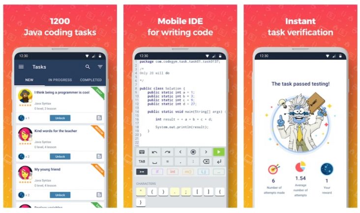 Learn programming and software development with these mobile apps ...