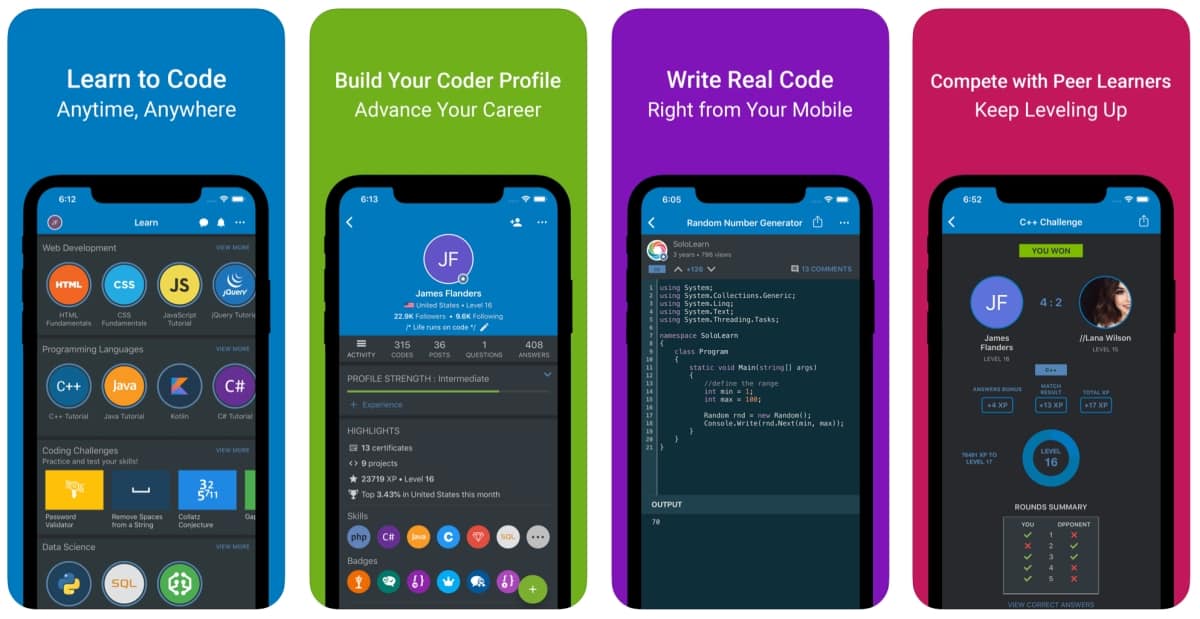 Learn programming and software development with these mobile apps ...