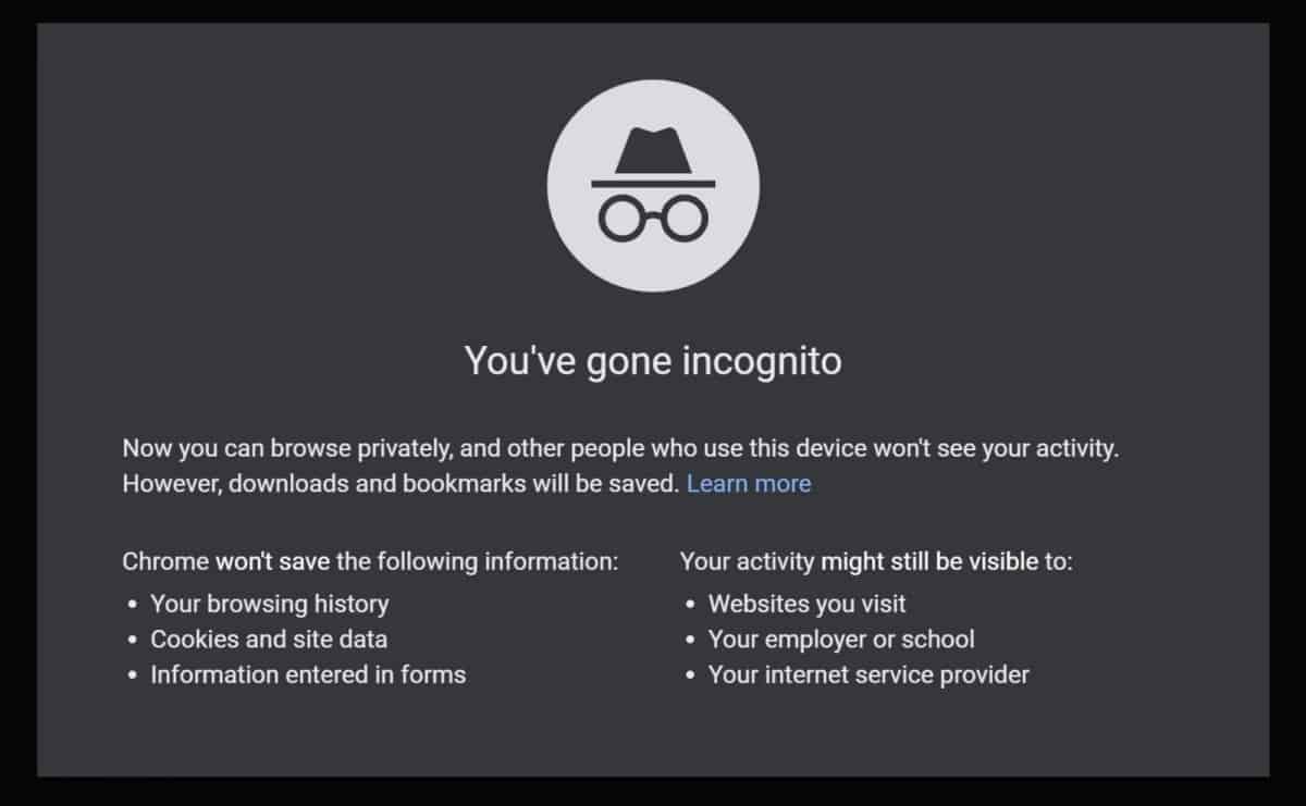 Chrome-Incognito-mode
