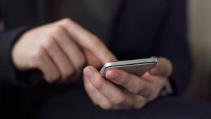Using-smartphone
