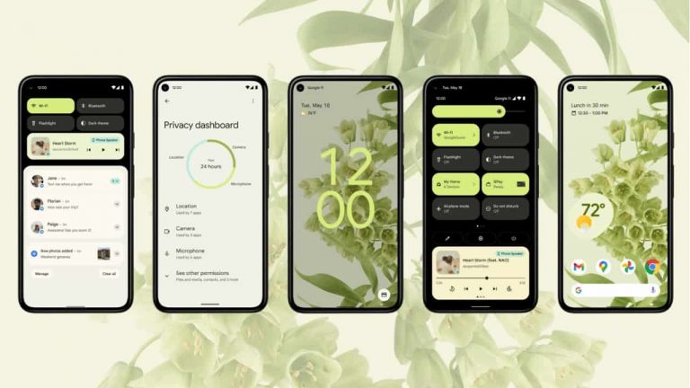 Phones with Android 12 dynamic themes feature | NoypiGeeks