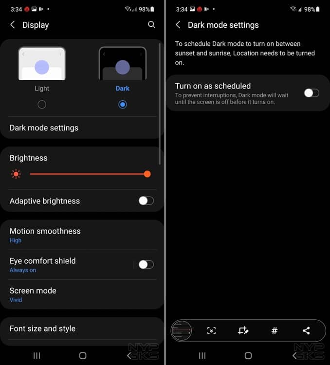 Samsung-Galaxy-A52-4G-Dark-Mode-NoypiGeeks