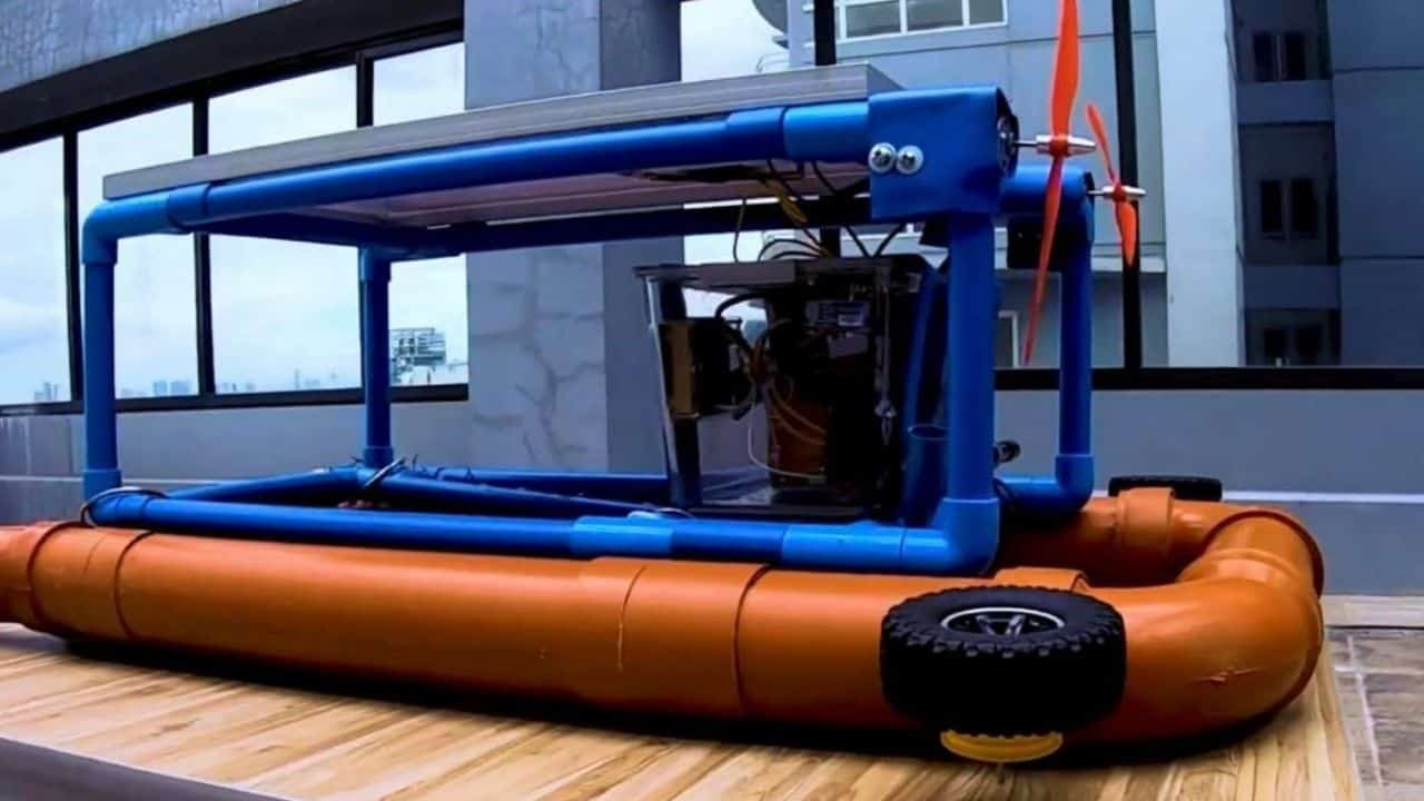 Filipino students built an ocean drone for waste collection, pollution ...