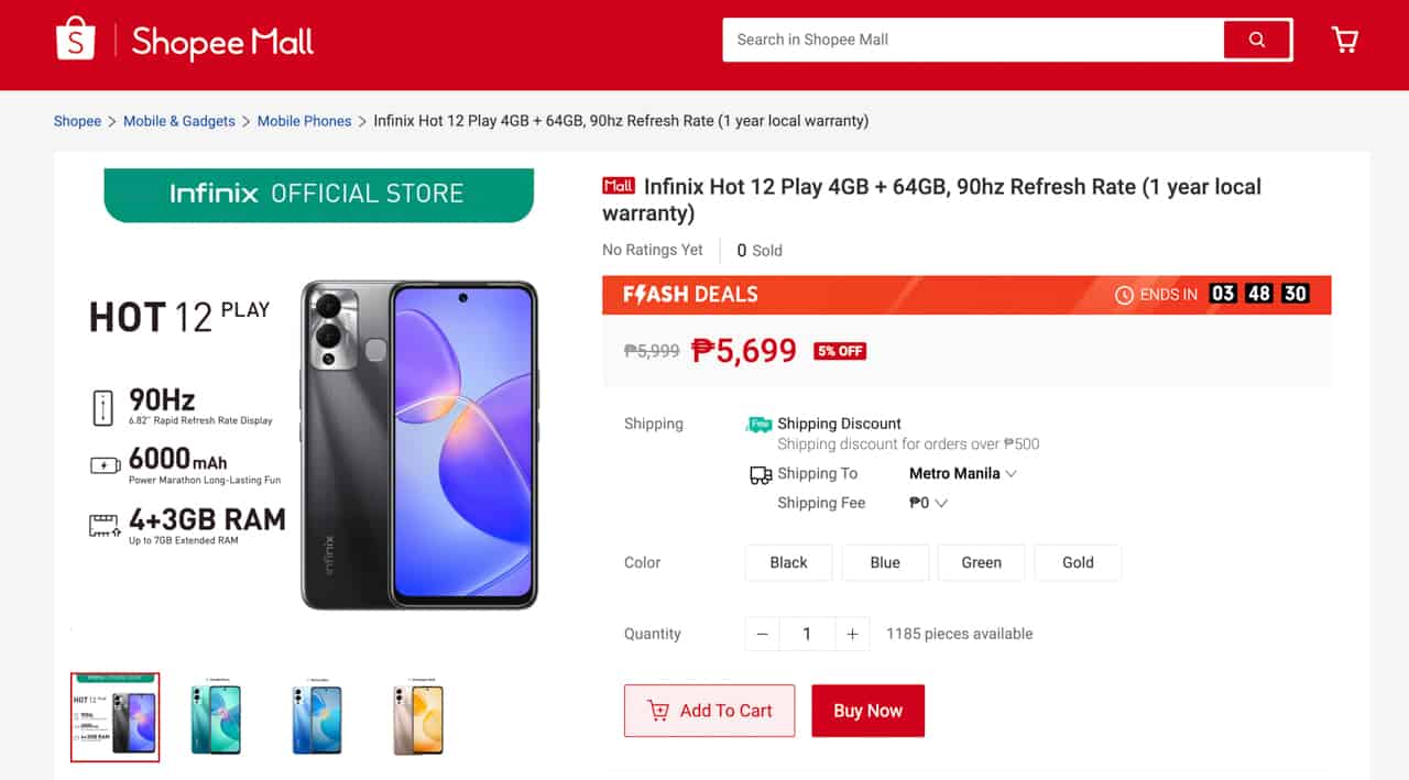 Infinix-Hot-12-Play-Price-Philippines