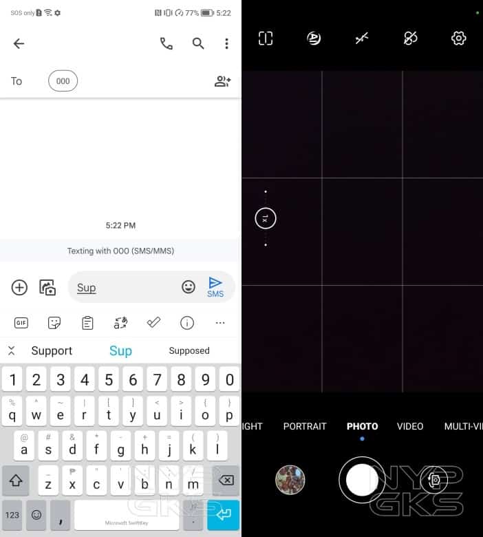 HONOR-X9a-5G-Keyboard-Camera-App