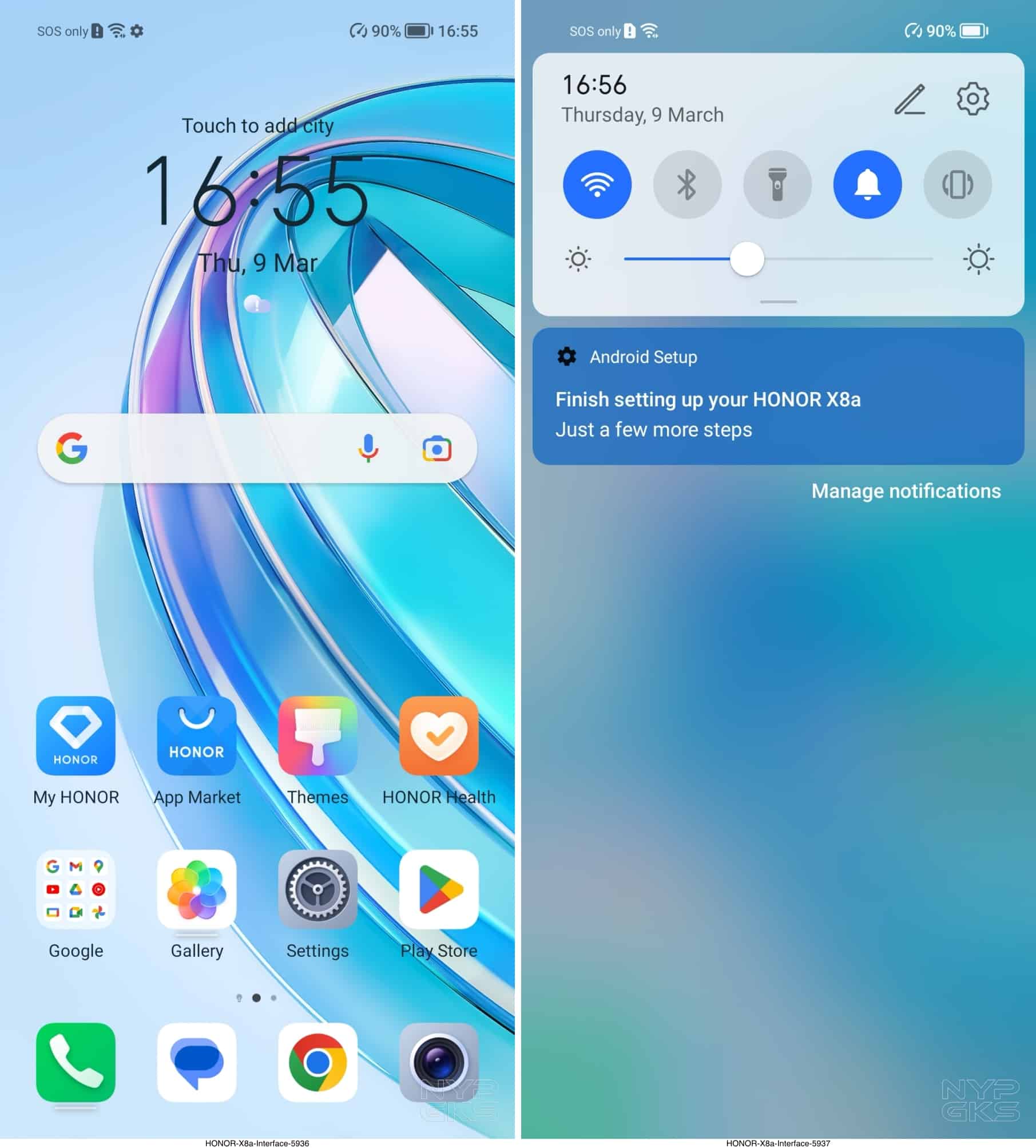 HONOR-X8a-UI
