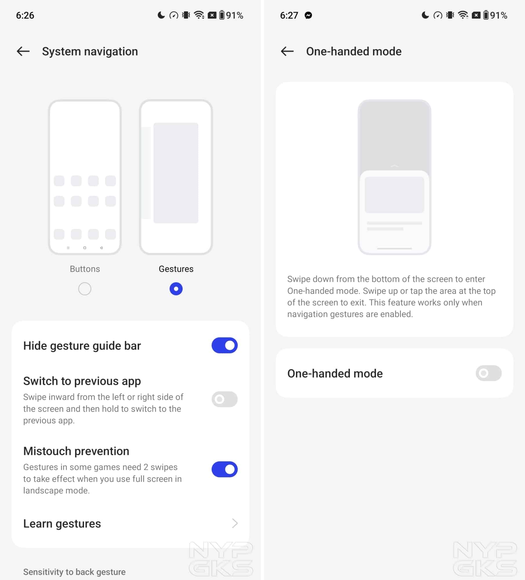 OnePlus-Nord-CE-3-Lite-Gestures