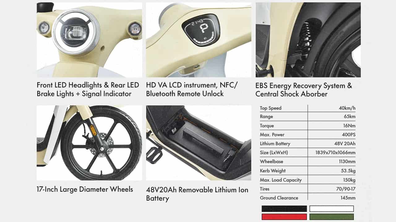 Honda-Cub-e-Specs-Features