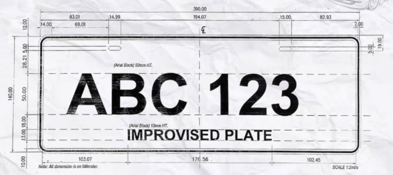 LTO-Temporary-Plate-Improvised-MV-Plate-for-Lost-Damaged-Plate