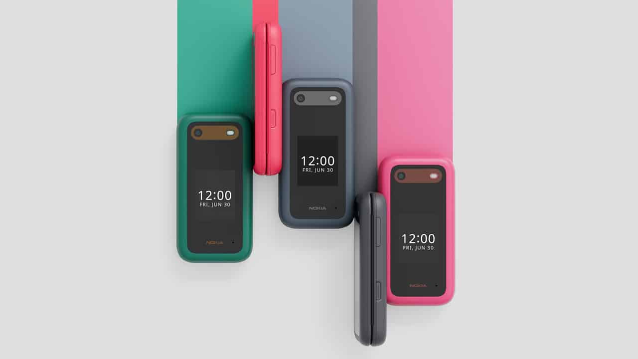 Nokia-2660-Flip-Pink-Green