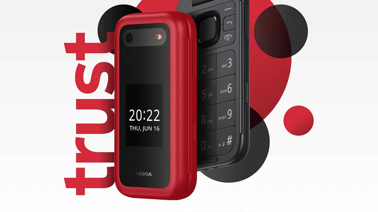 Nokia-2660-Flip-Red-Black