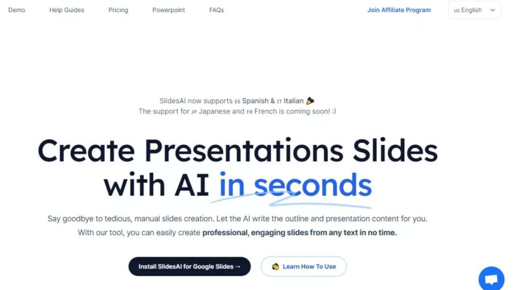 Slides-AI-Presentation-Tools