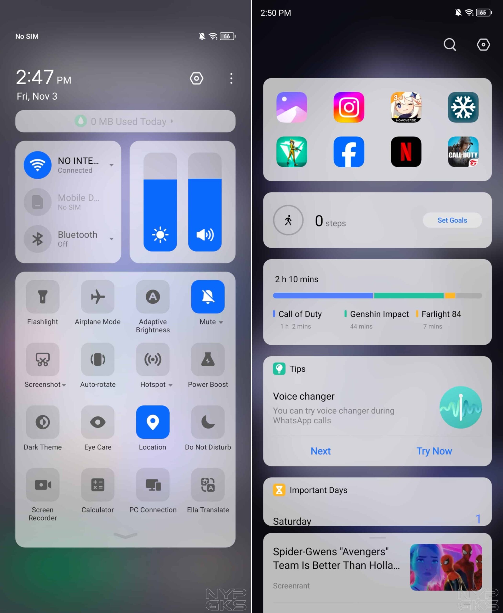 TECNO-Phantom-V-Flip-Interface