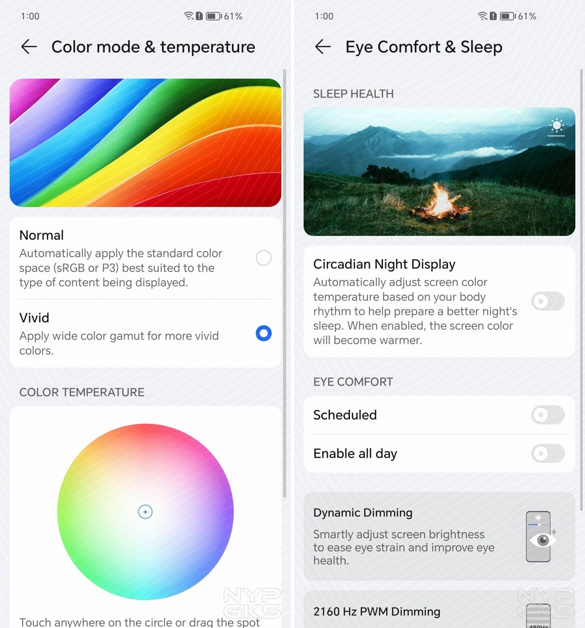 HONOR-V-Purse-Display-Settings