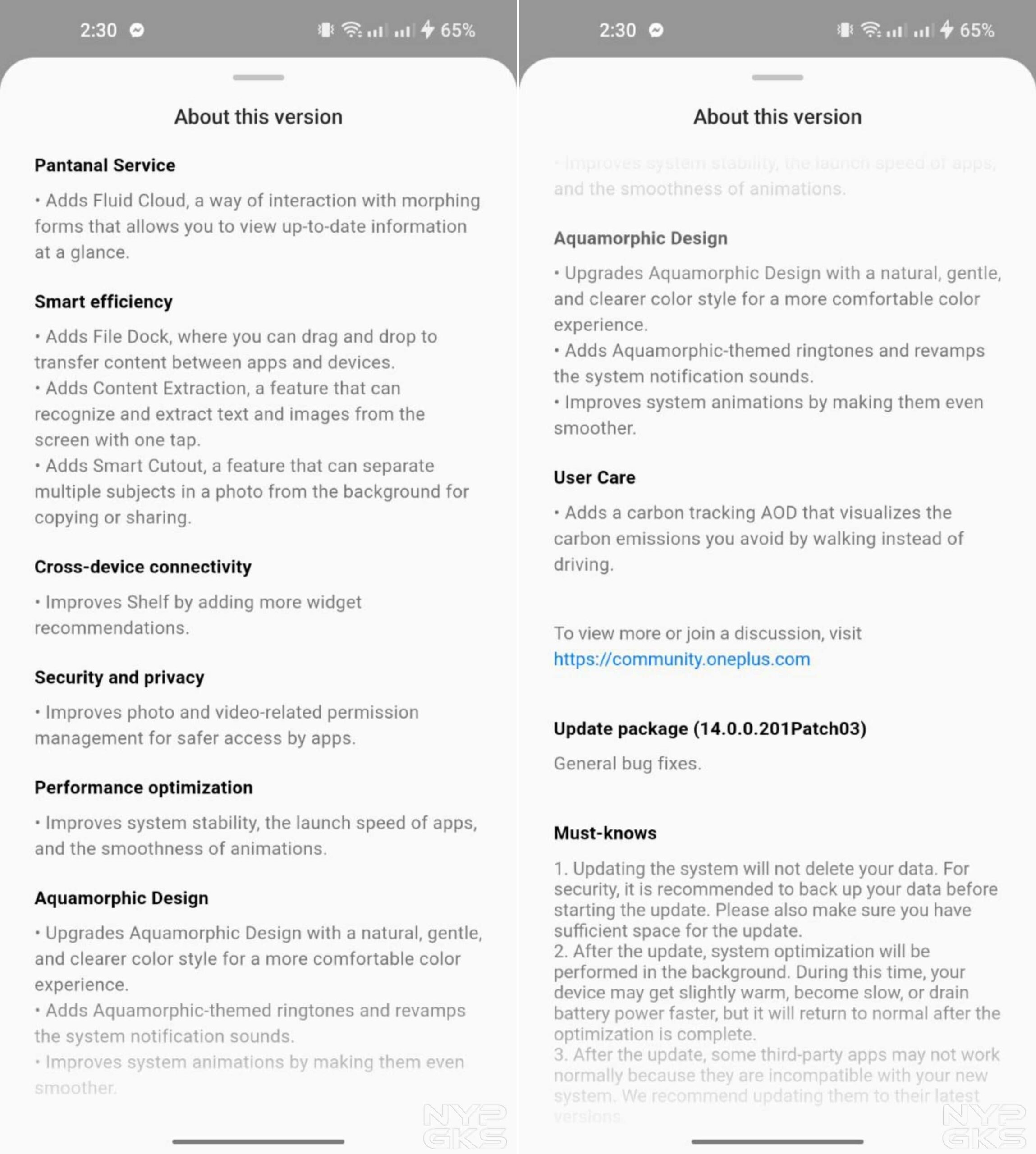 OnePlus-11-OxygenOS-14-update-Changelog