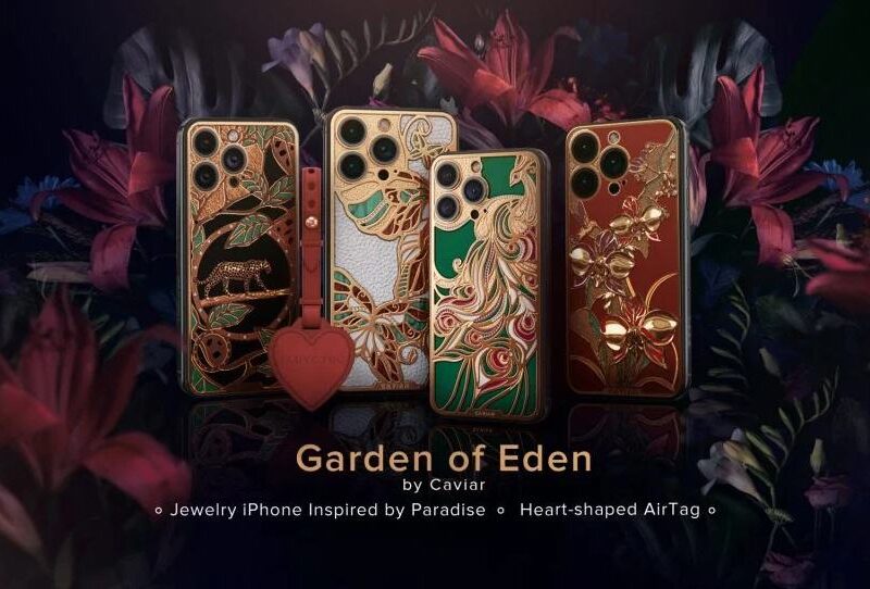 iPhone-Diamonds-Gold-heart-AirTag