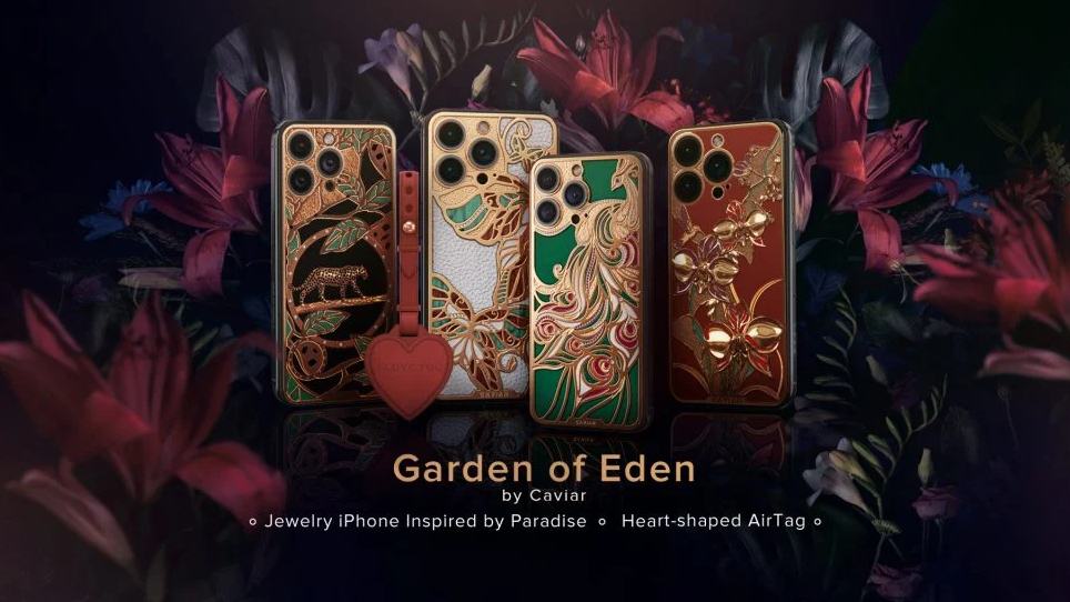 iPhone-Diamonds-Gold-heart-AirTag