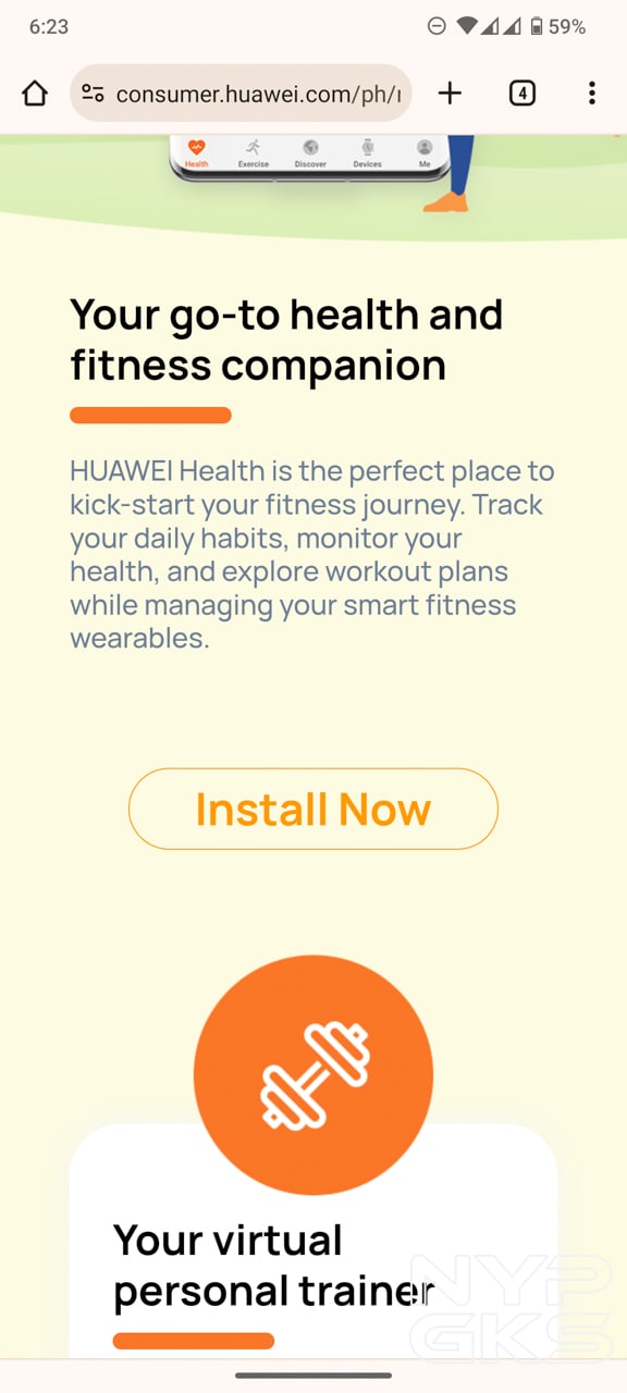 HUAWEI-Watch-4-Android-app-install