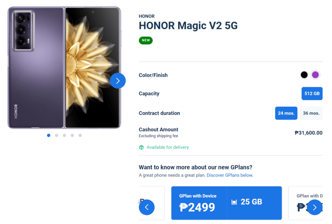 HONOR-Magic-V2-Globe-Postpaid