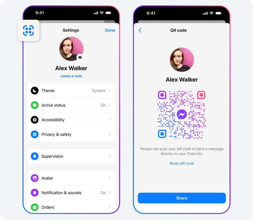 Messenger-QR-Codes