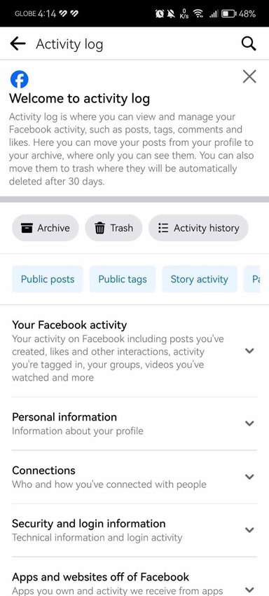 Archived-deleted-Facebook-posts-mobile