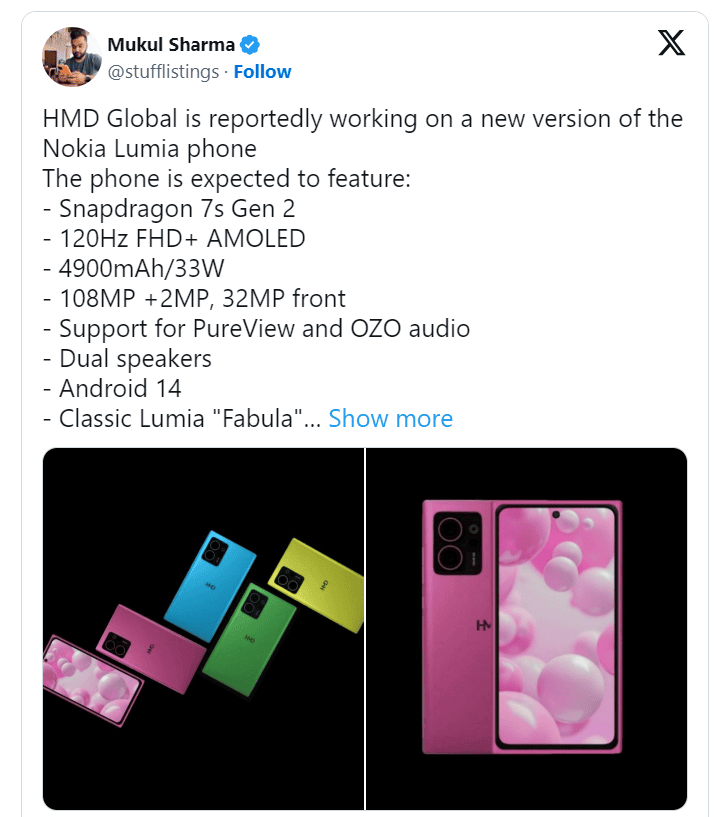 HMD-Lumia-Nokia-Specs-Rumor