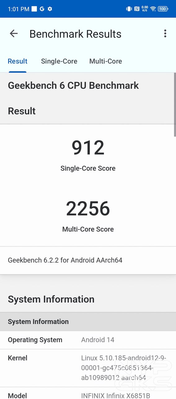 Infinix-NOTE-40-Pro-Plus-Geekbench