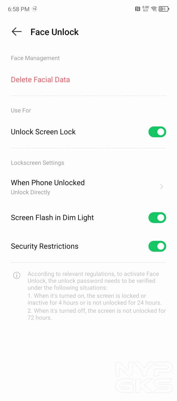 Infinix-NOTE-40-5G-Face-Unlock