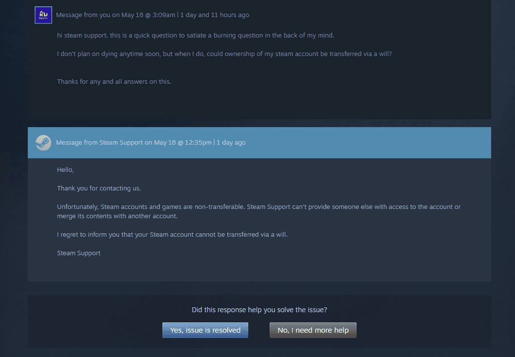 Non-transferable-Steam-account