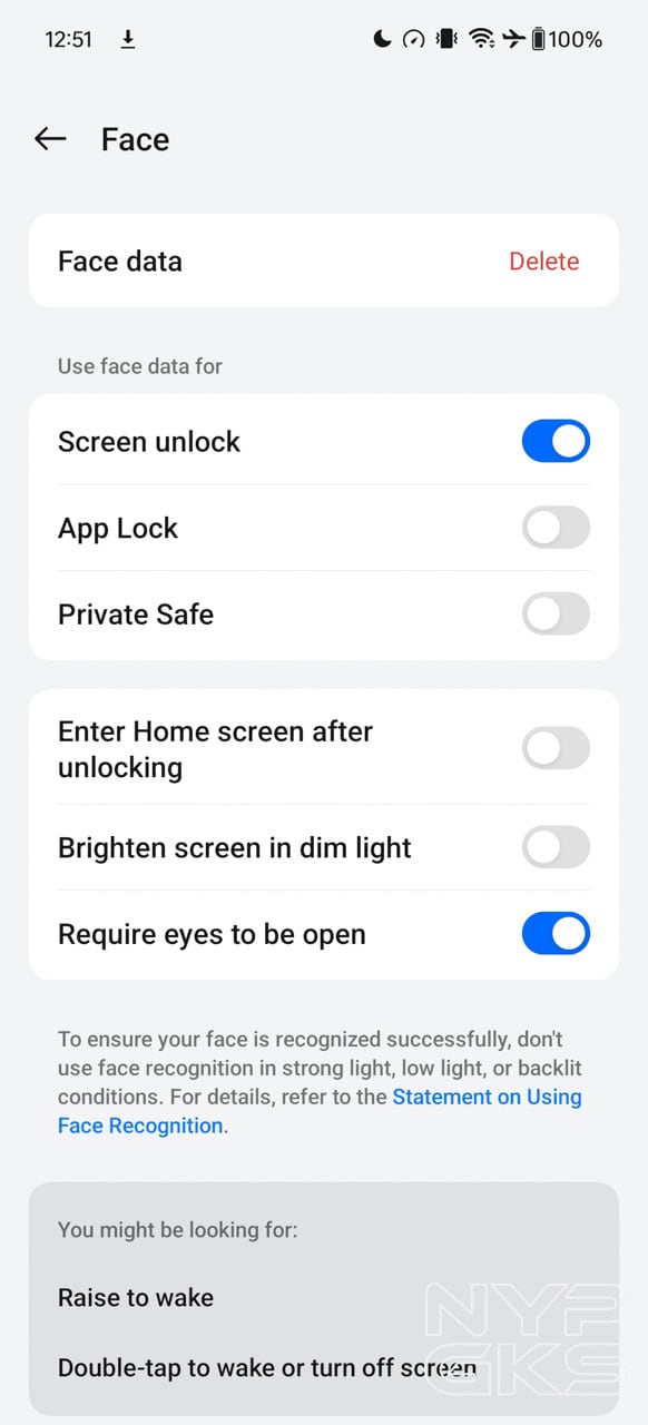 OnePlus-12R-Face-Unlock