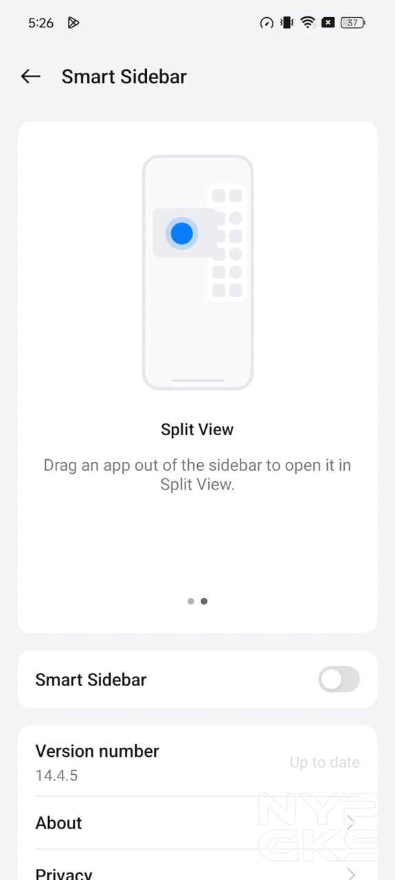 OPPO-A60-Smart-Sidebar