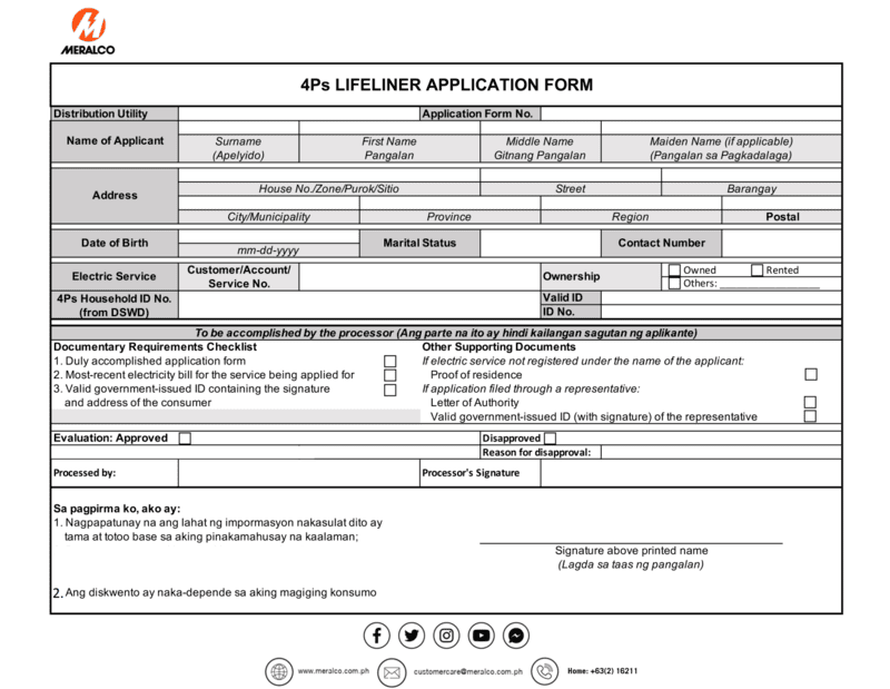 4Ps-Meralco-Lifeline-Rate-Form