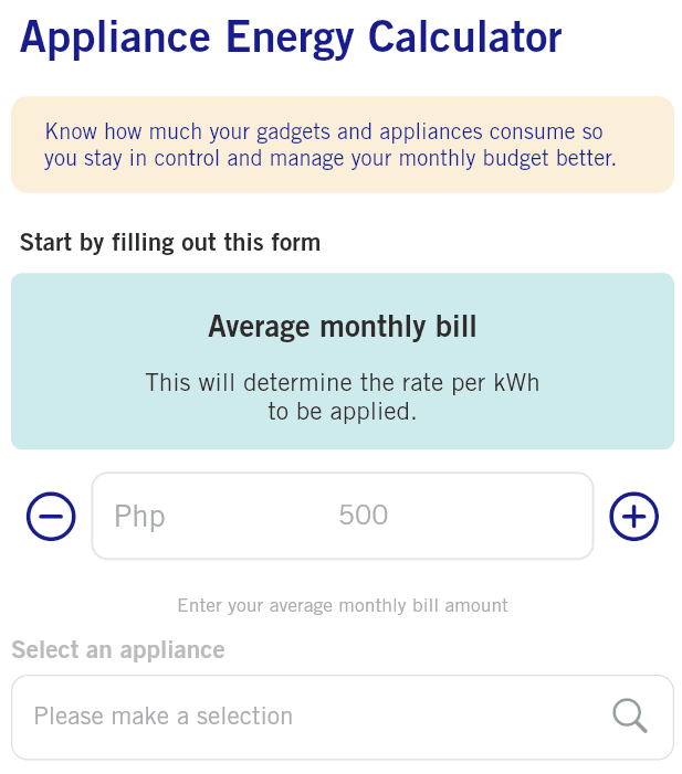Guide-Meralco-Appliance-Energy-Calculator