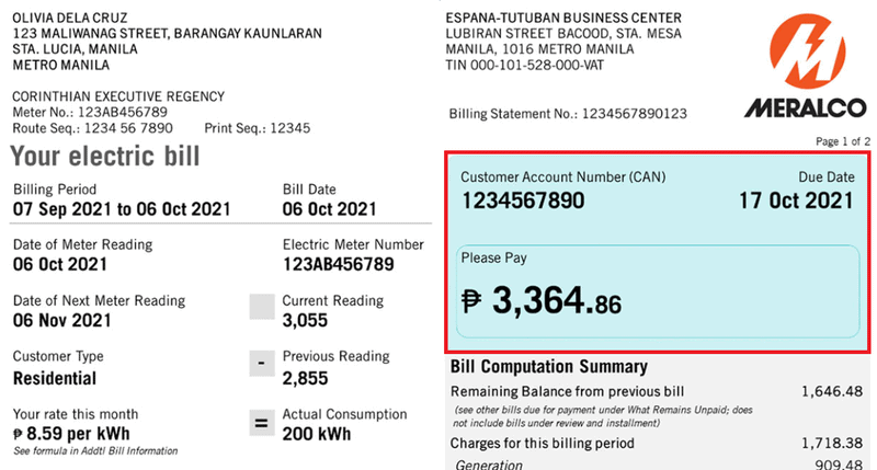 New-Meralco-Bill-vs-Old-Meralco-Bill