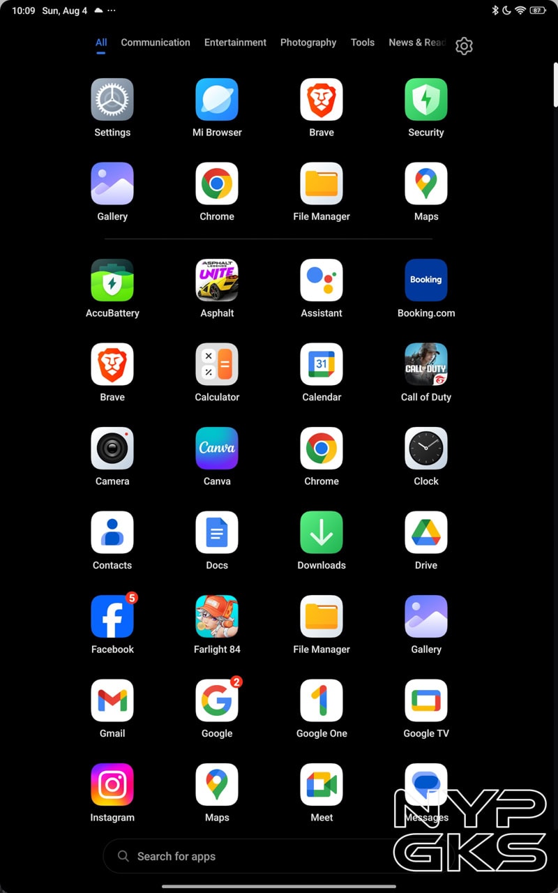 Redmi-Pad-Pro-App-Drawer