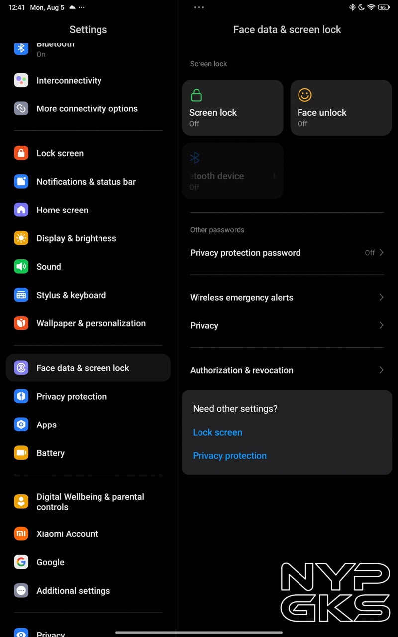 Redmi-Pad-Pro-Face-Unlock