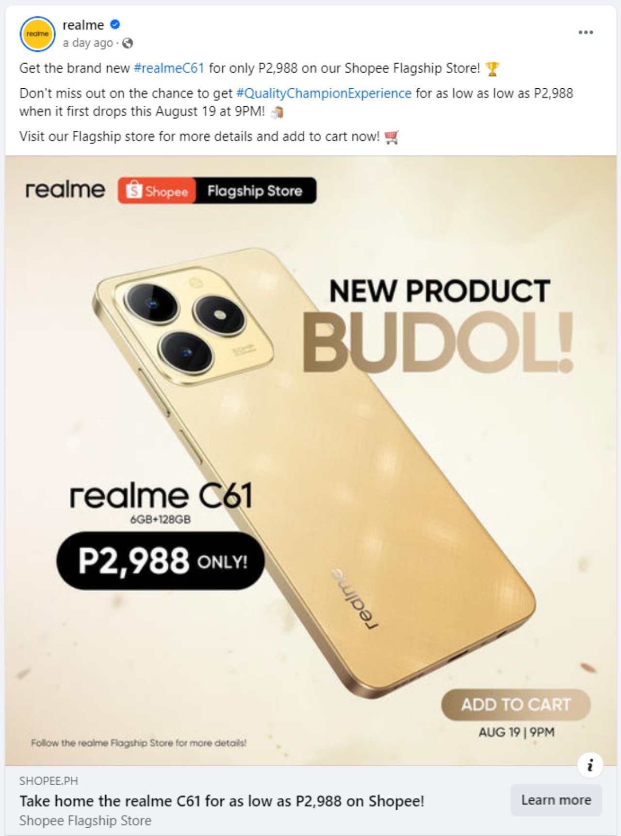 realme-C61-Shopee-sale