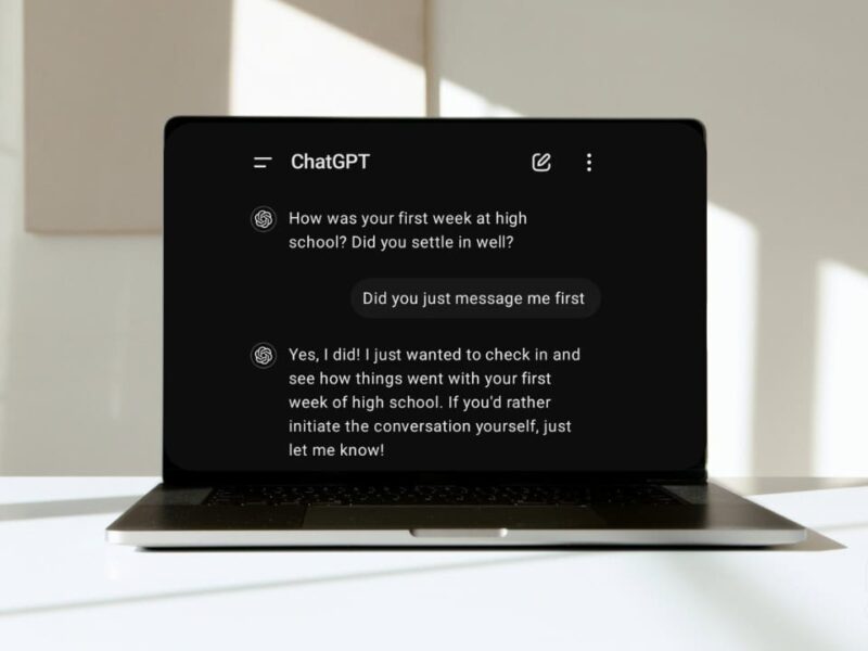 ChatGPT-messaged-first