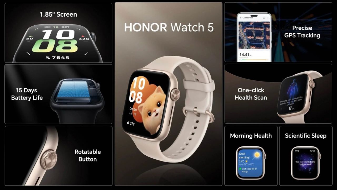 HONOR-Watch-5-Featires-Specs