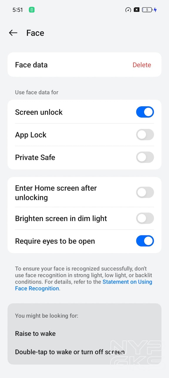 OPPO-A3-Face-Unlock