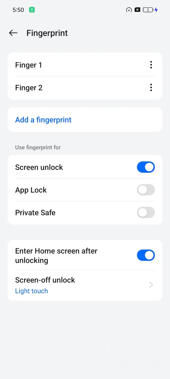 OPPO-A3-Fingerprint-Scanner