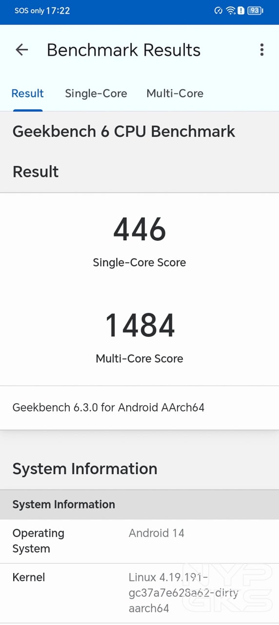 HONOR-X6b-Geekbench